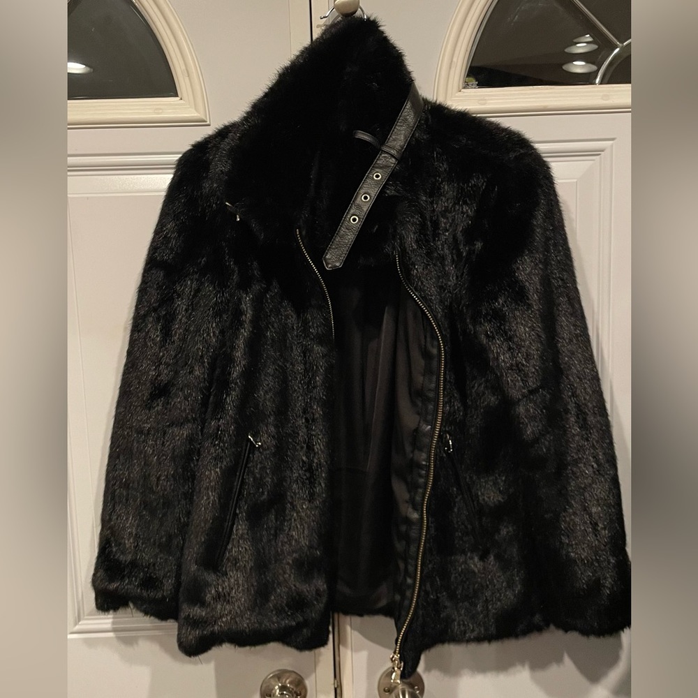 ZARA faux fur jacket